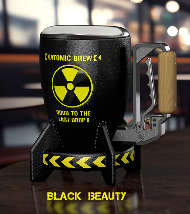 Atomic Mugs - Black Beauty