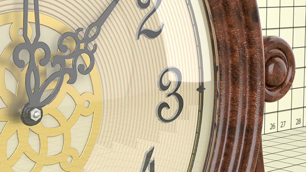 Bulova Mantel Clock Detail