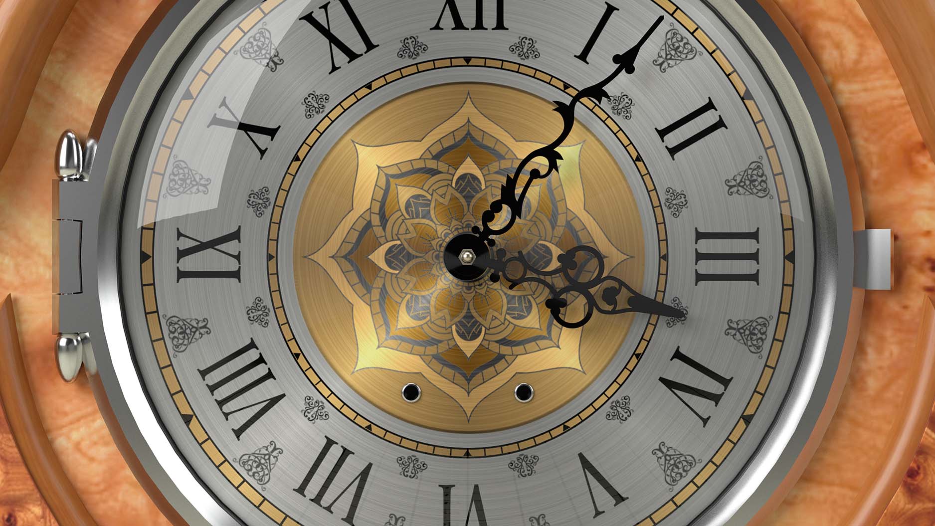 Hermle Qwirly Clock Model