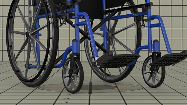 Wheelchair Closeup
