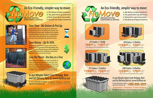 NuMove Flyer - Front and Back