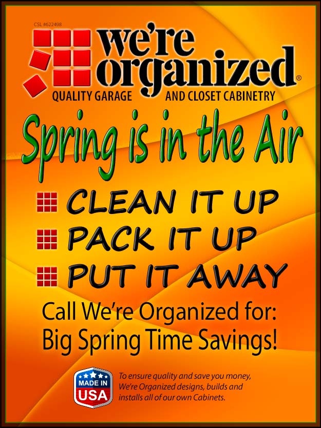 We're Organized Spring Poster