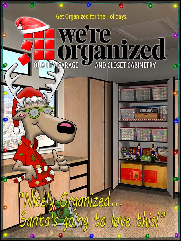 We're Organized Christmas Poster