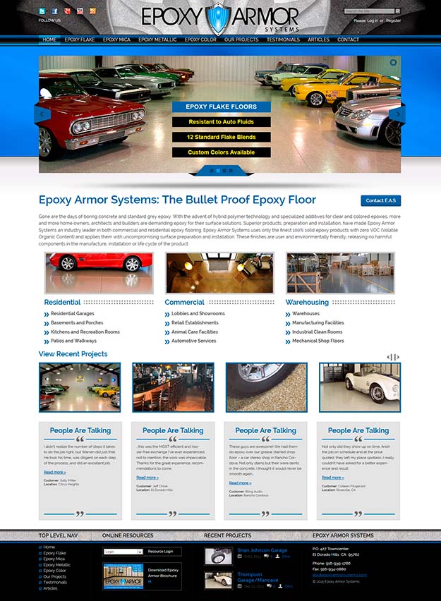 K & L Custom Cabinets Website